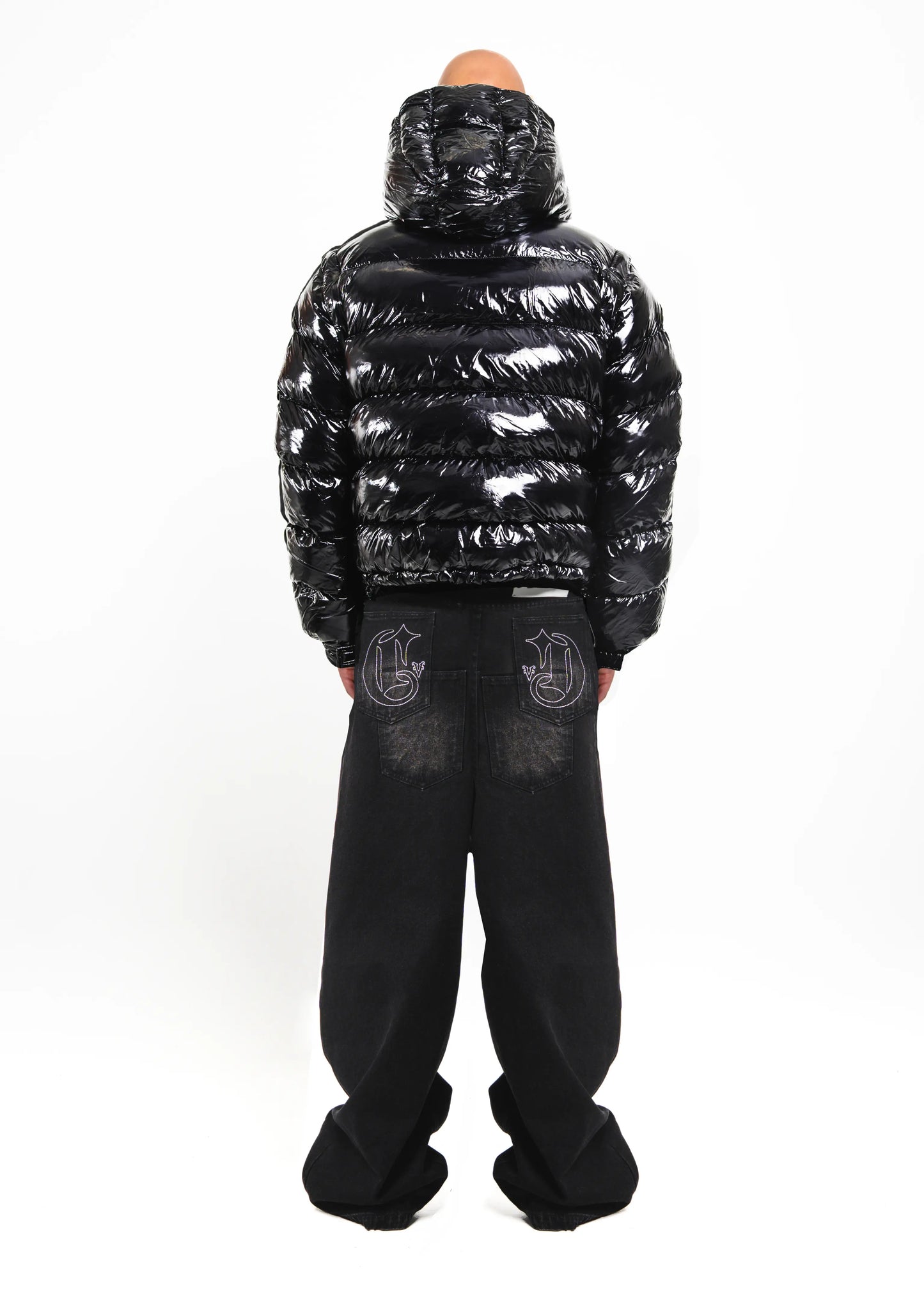 Metallic Black V2 Puffer