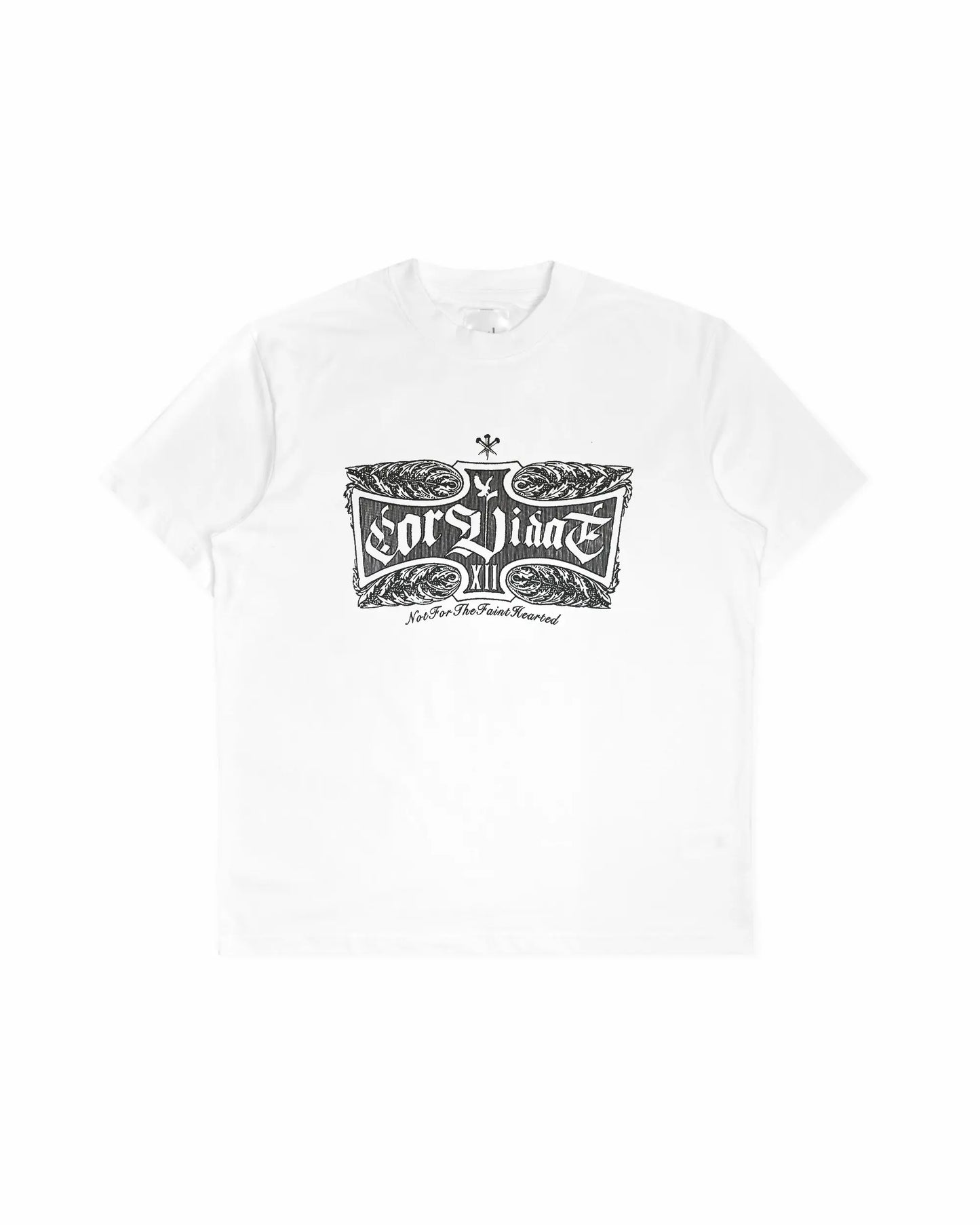 Faint Hearted Tee White Corvidae