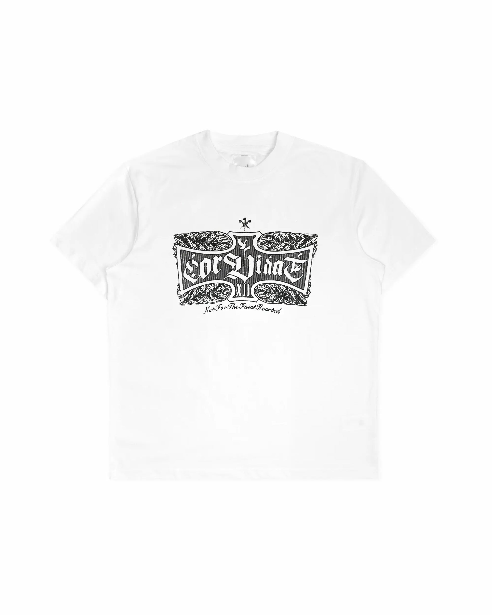 Faint Hearted Tee White Corvidae