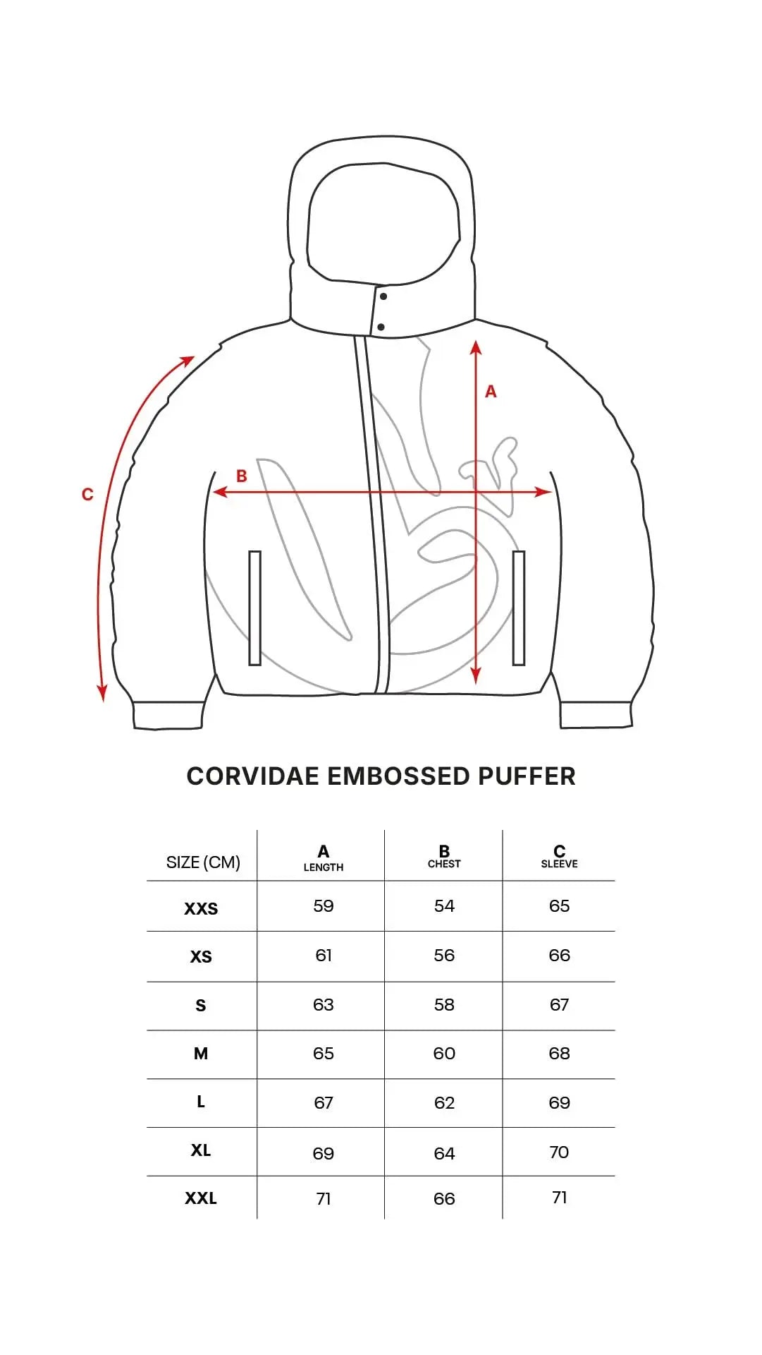 Green Embossed Puffer Corvidae