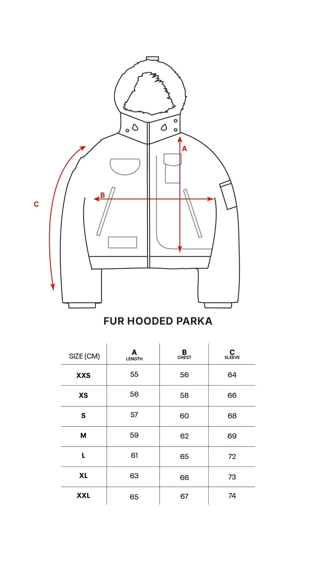 Khaki Fur Hooded Jacket Corvidae