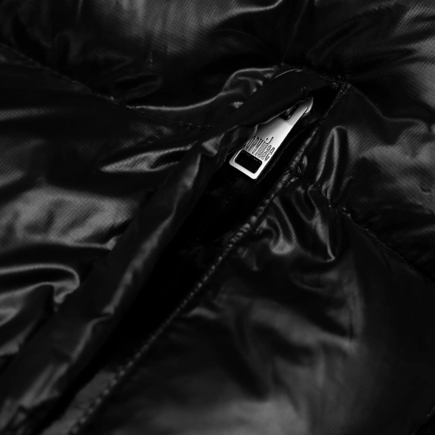 Shiny Black V2 Puffer Corvidae