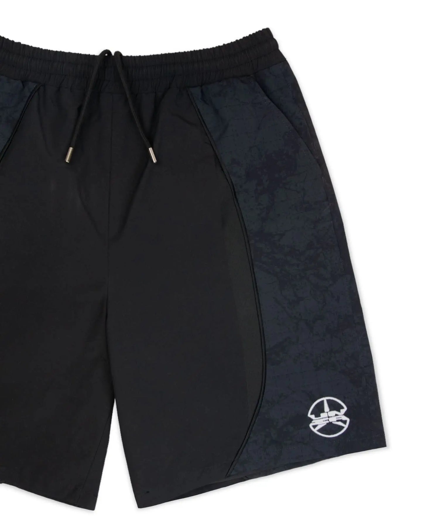 UNIA x CORVIDAE Shell Shorts Black Corvidae