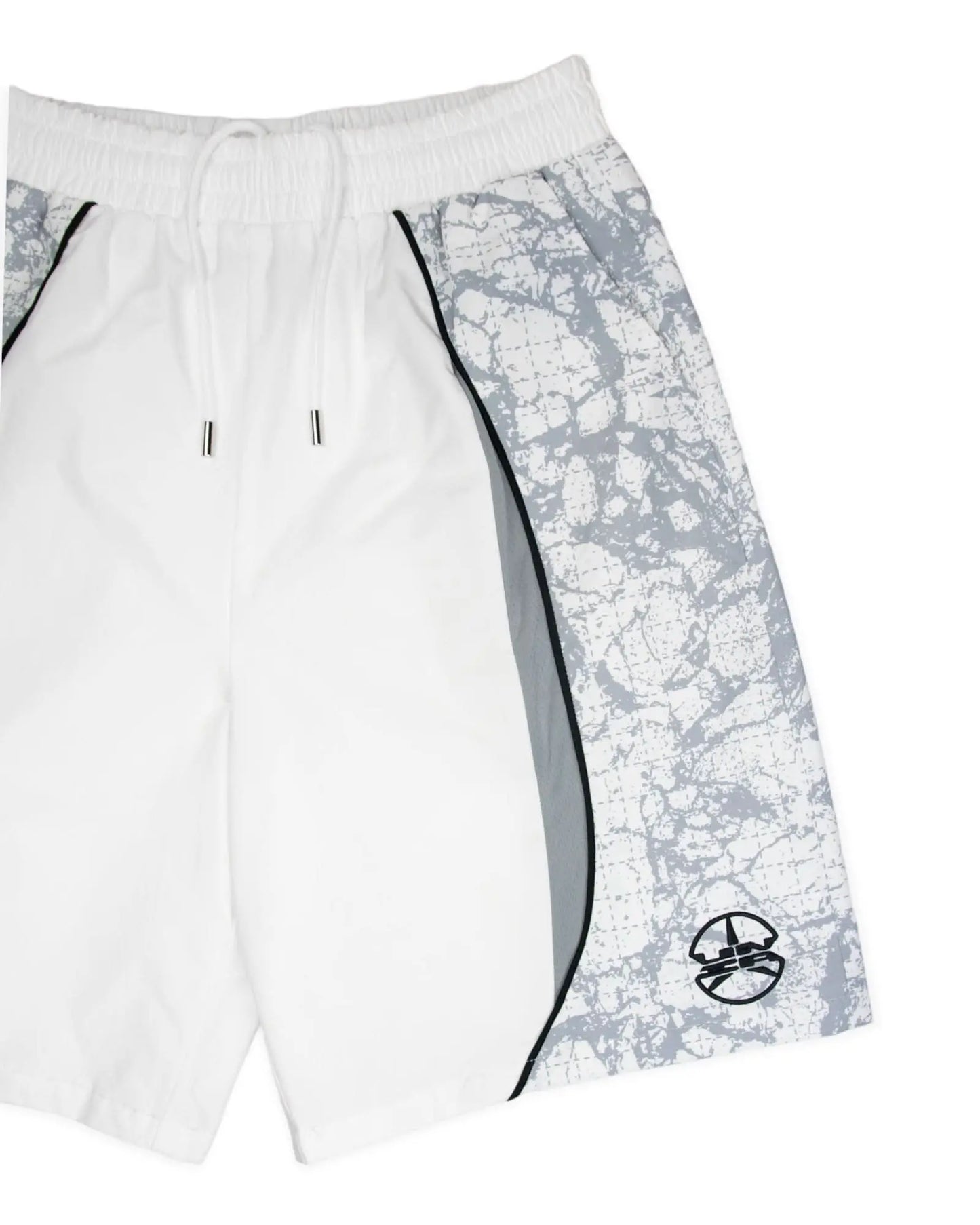 UNIA x CORVIDAE Shell Shorts White Corvidae