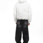 Shiny White Embossed Puffer