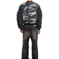 Stitched Snow Camo Bomber