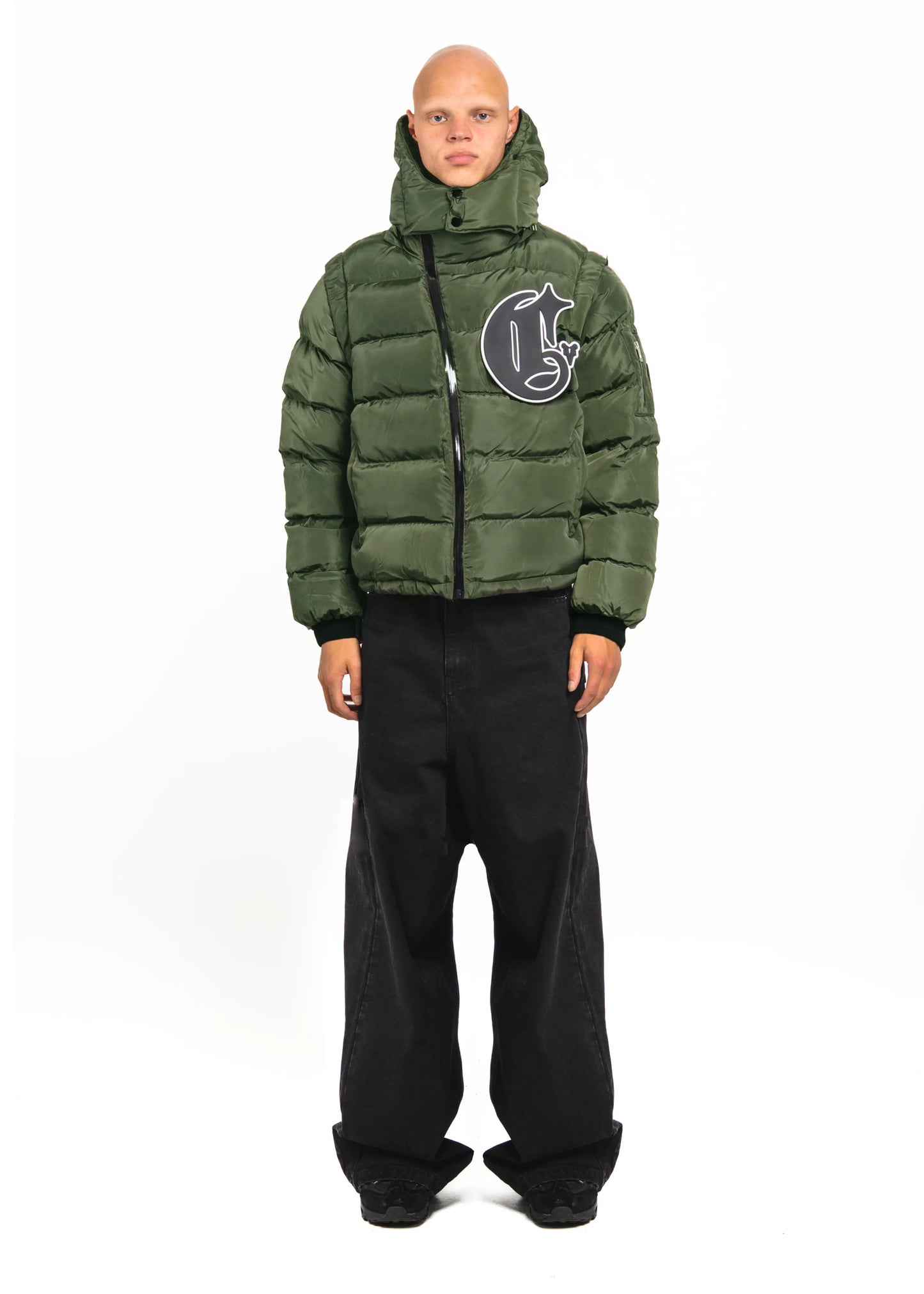 Green Technical Puffer