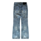 TONAL BLUE BOOTCUT JEANS