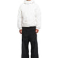 Shiny White Embossed Puffer