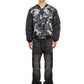 Stitched Snow Camo Bomber