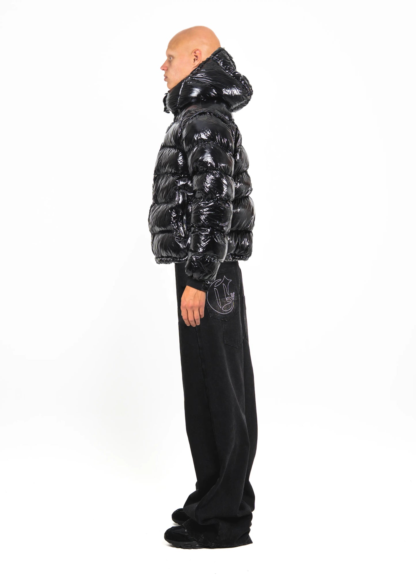 Metallic Black V2 Puffer