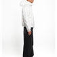 Shiny White Embossed Puffer