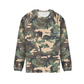 Camo Script Raglan Waffle