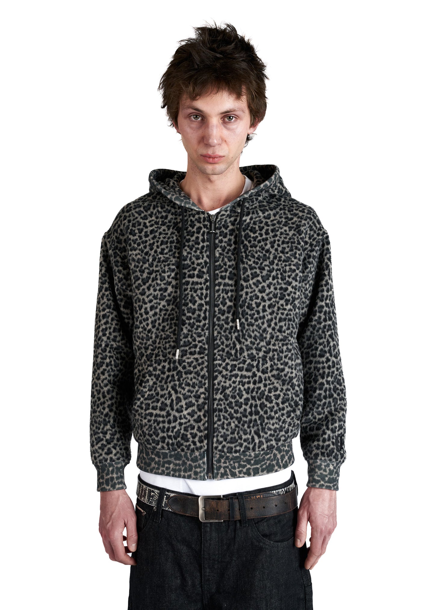 LEOPARD FUR HOODIE (REVERSIBLE)