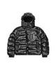 Shiny Black Technical Puffer