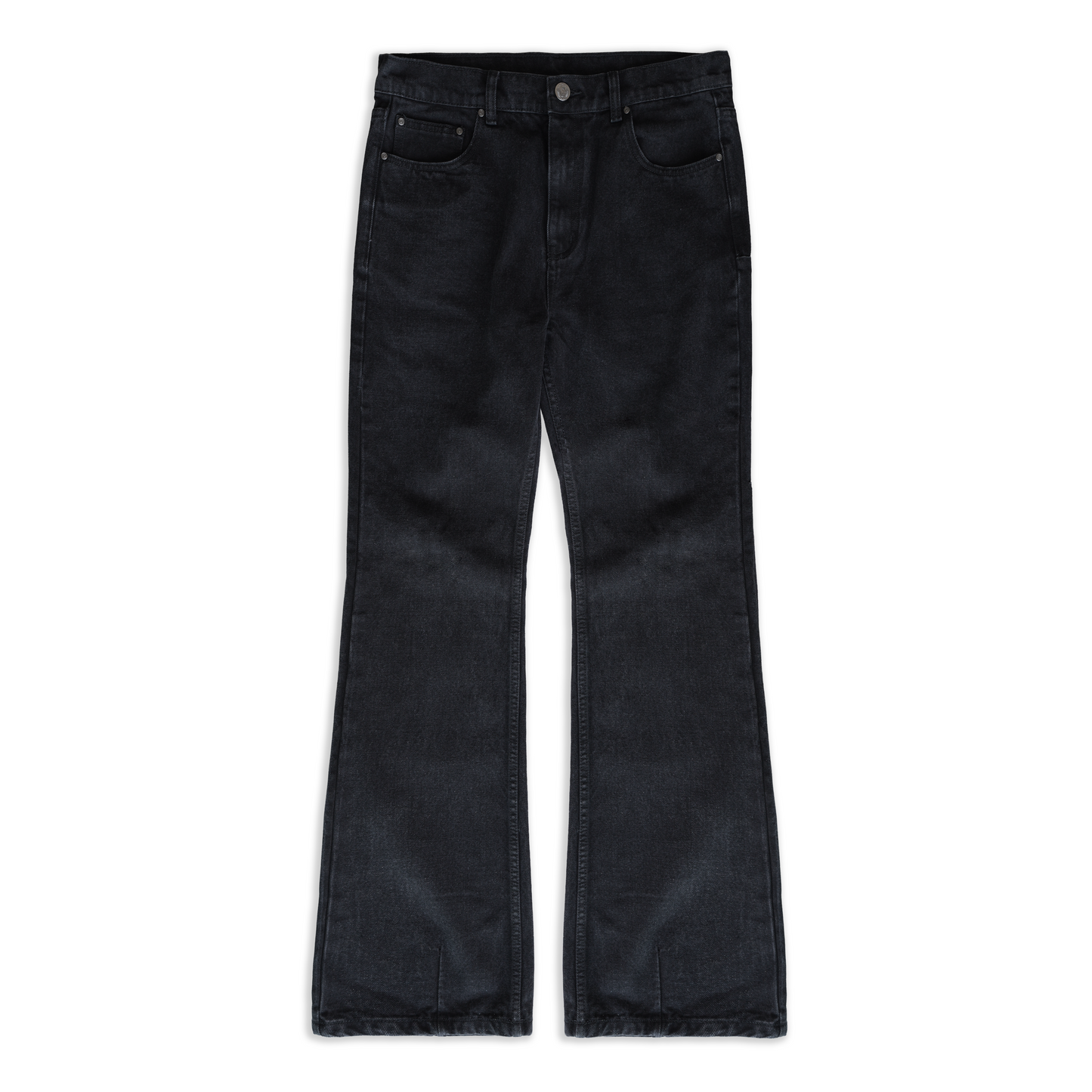 HEAVY BLACK BOOTCUT JEANS
