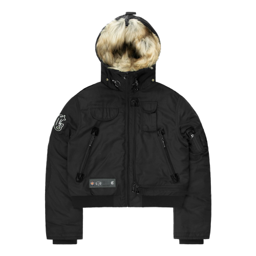 Stitched Woodland Camo Bomber - Corvidae