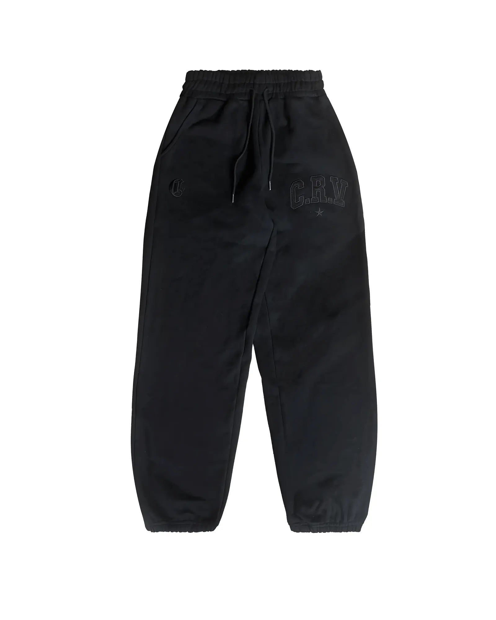 BLACK CRV SILK SWEATPANTS Corvidae