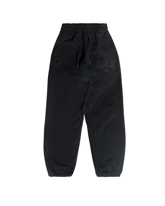 BLACK CRV SILK SWEATPANTS Corvidae