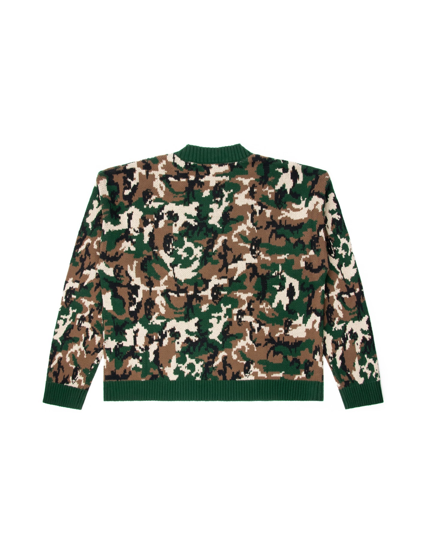 Woodland Camo Weaved Knit