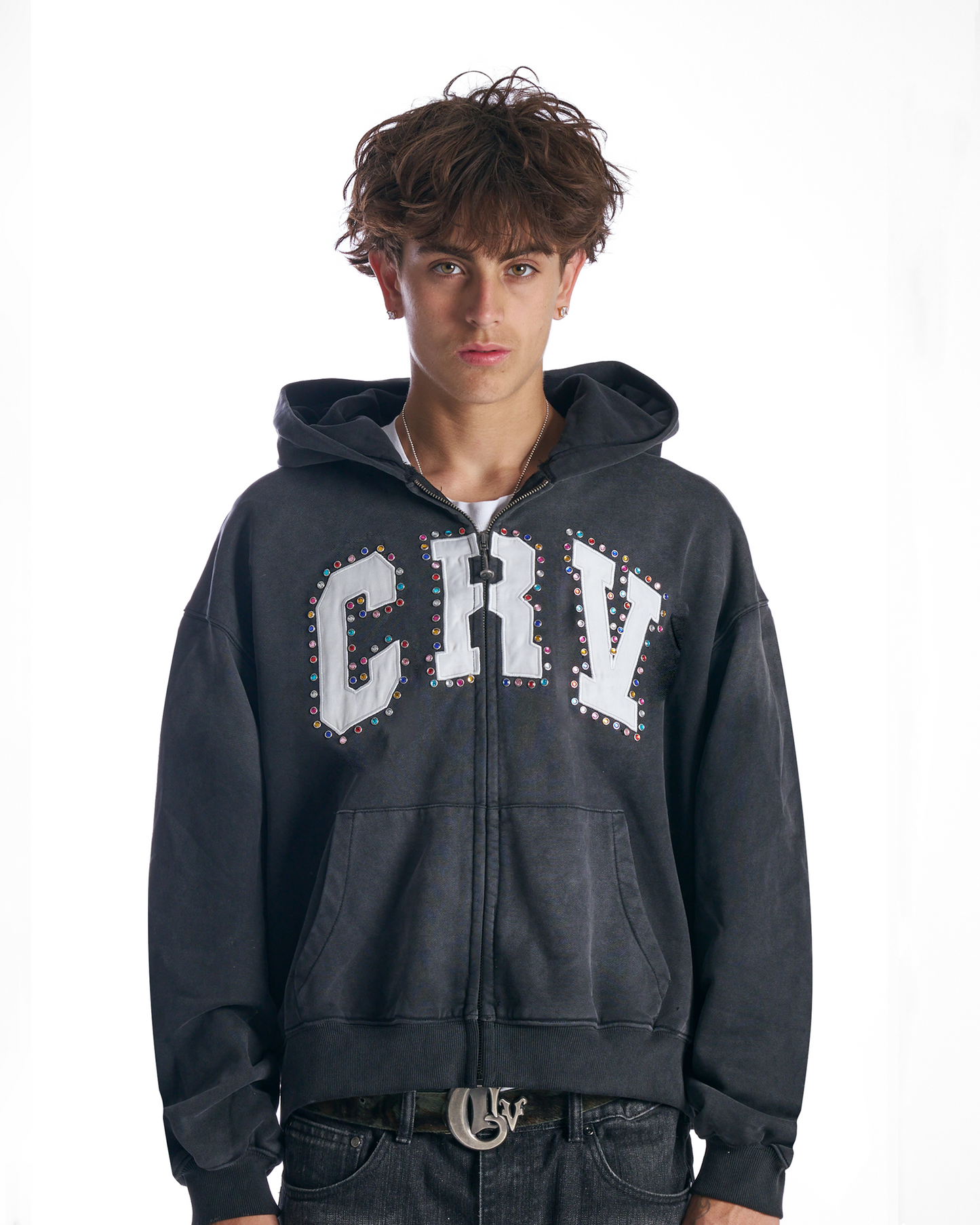Rhinestone CRV Hoodie