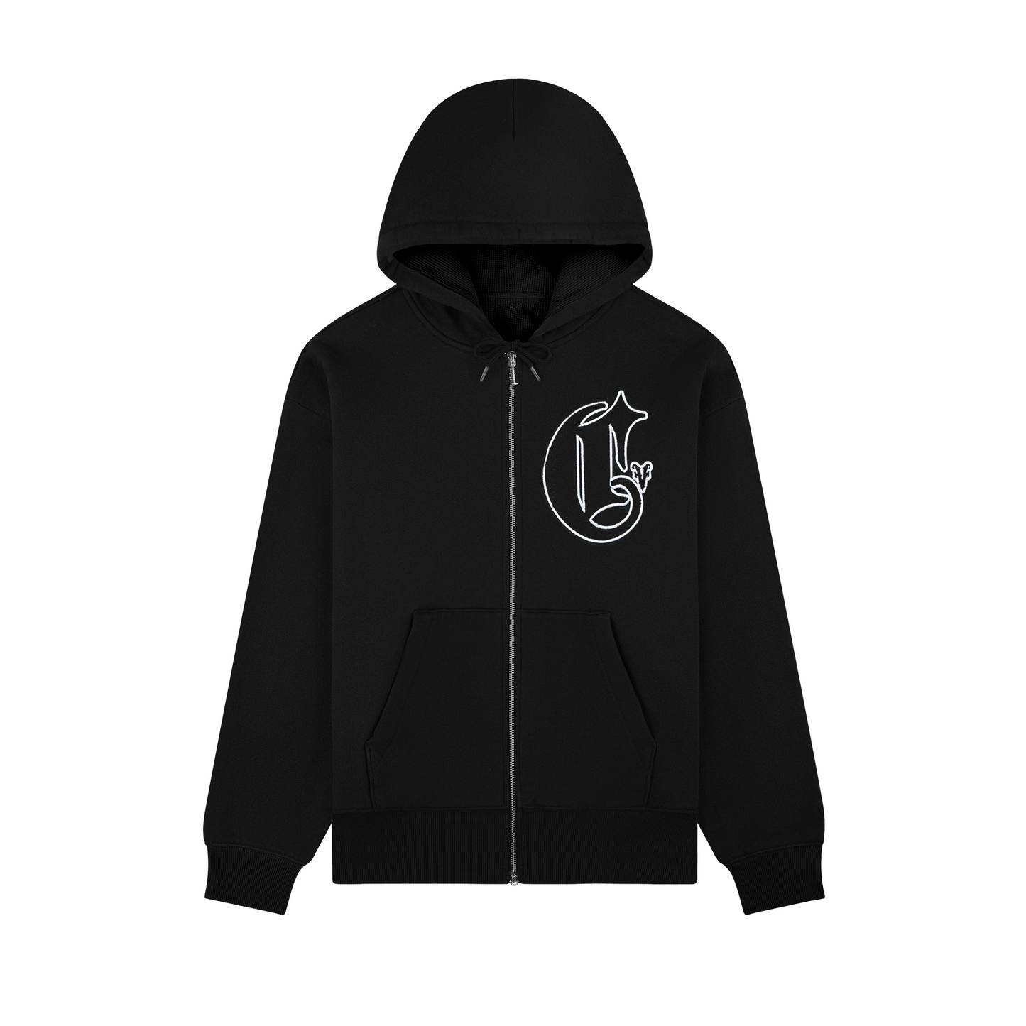 C-Logo Zip-Up Black