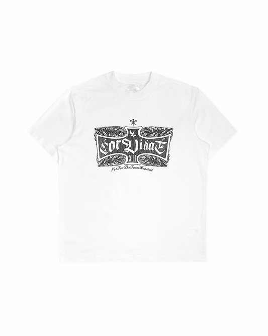 Faint Hearted Tee White