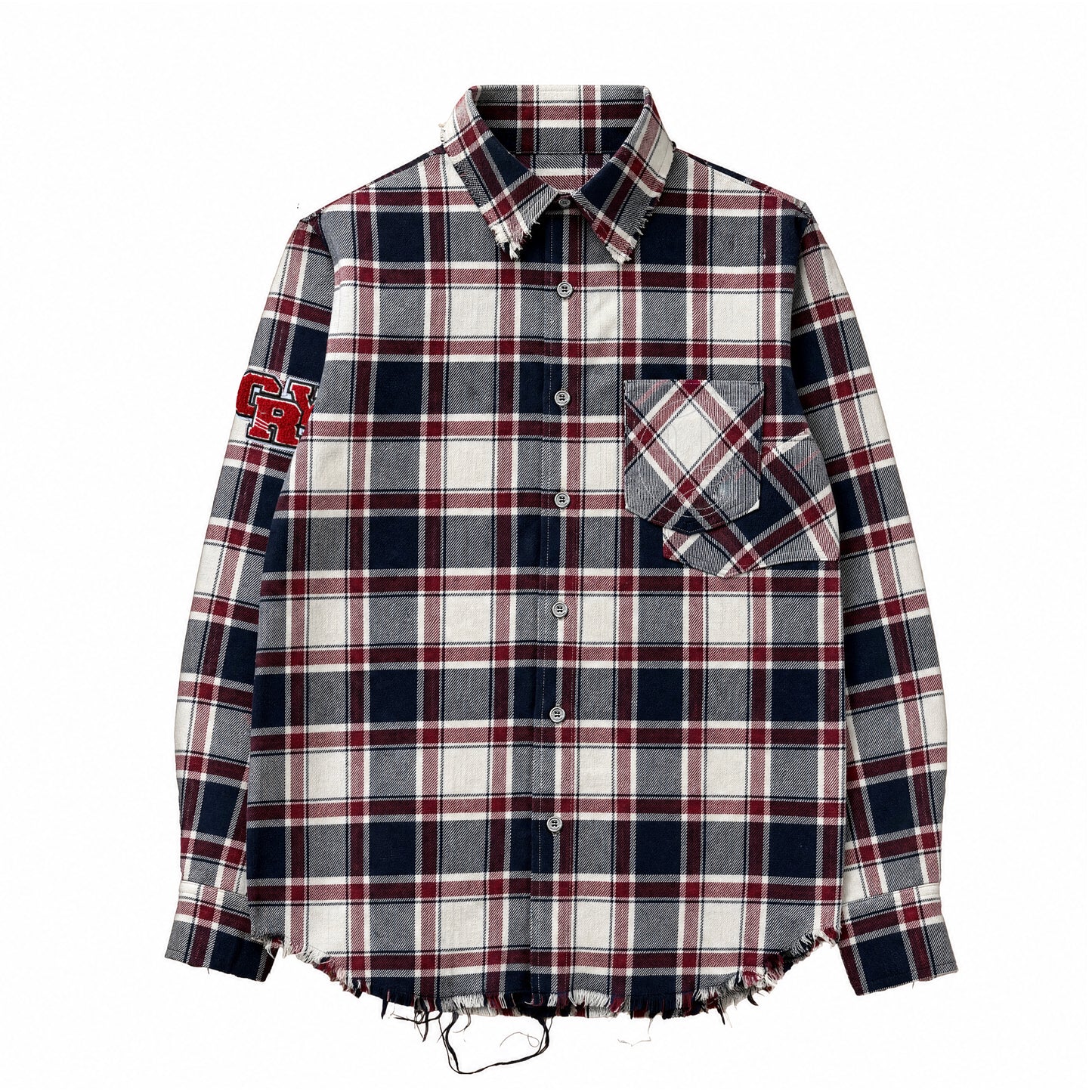 PATCH FLANNEL SHIRT