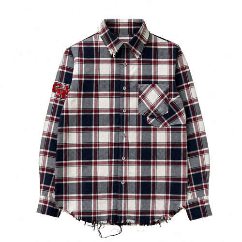 PATCH FLANNEL SHIRT