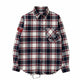 PATCH FLANNEL SHIRT