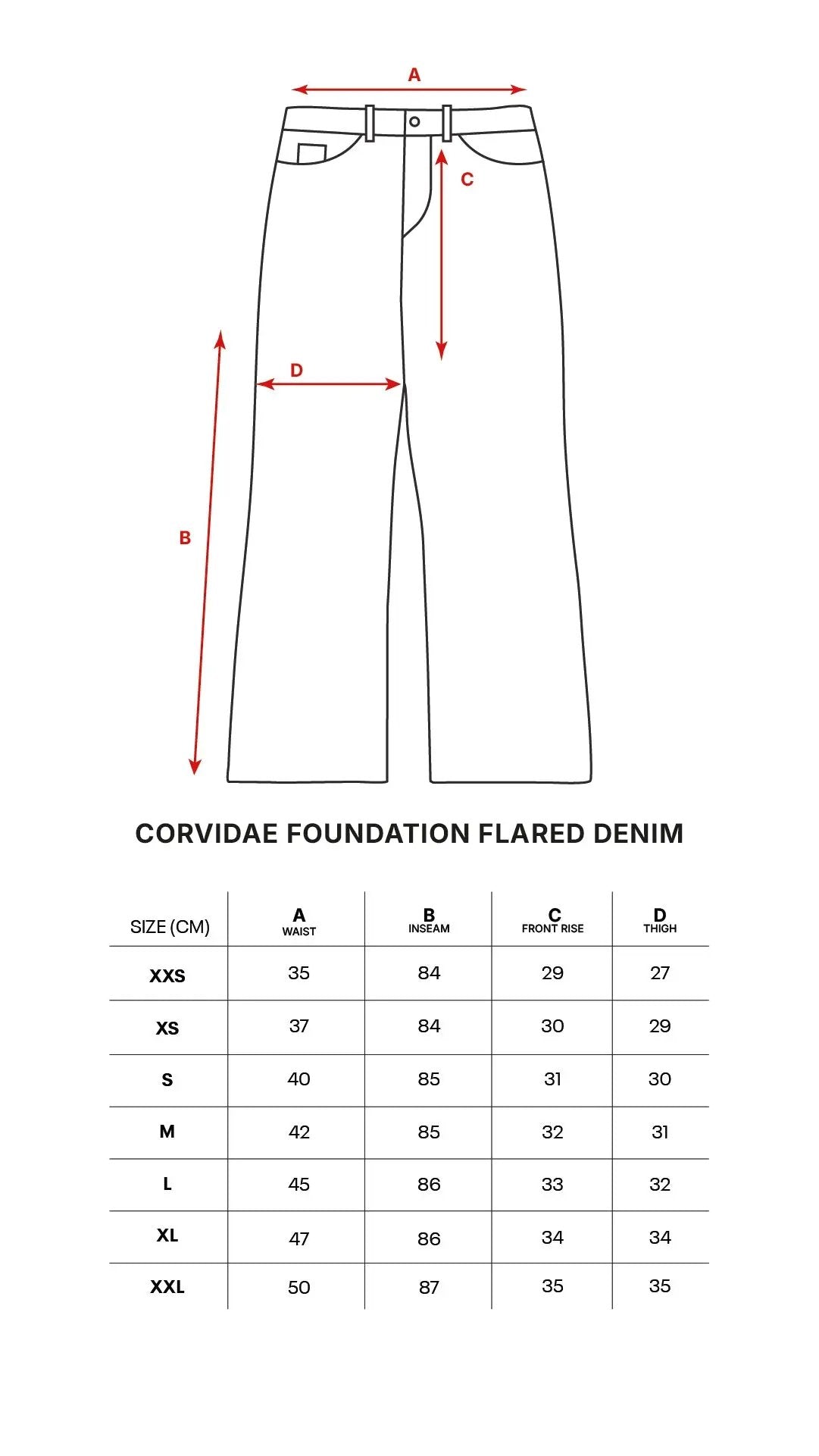 FOUNDATION FLARE DENIM