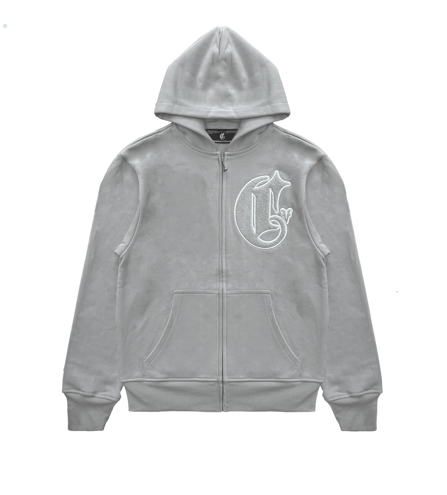 C-Logo Zip-Up Grey