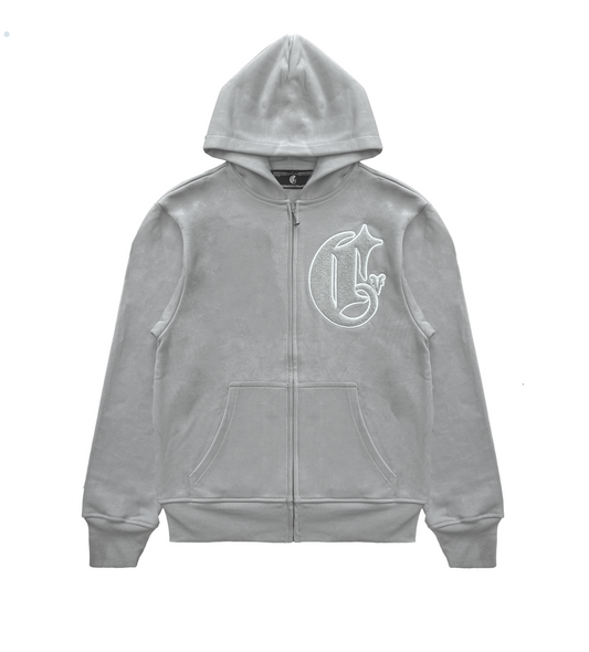 C-Logo Zip-Up Grey