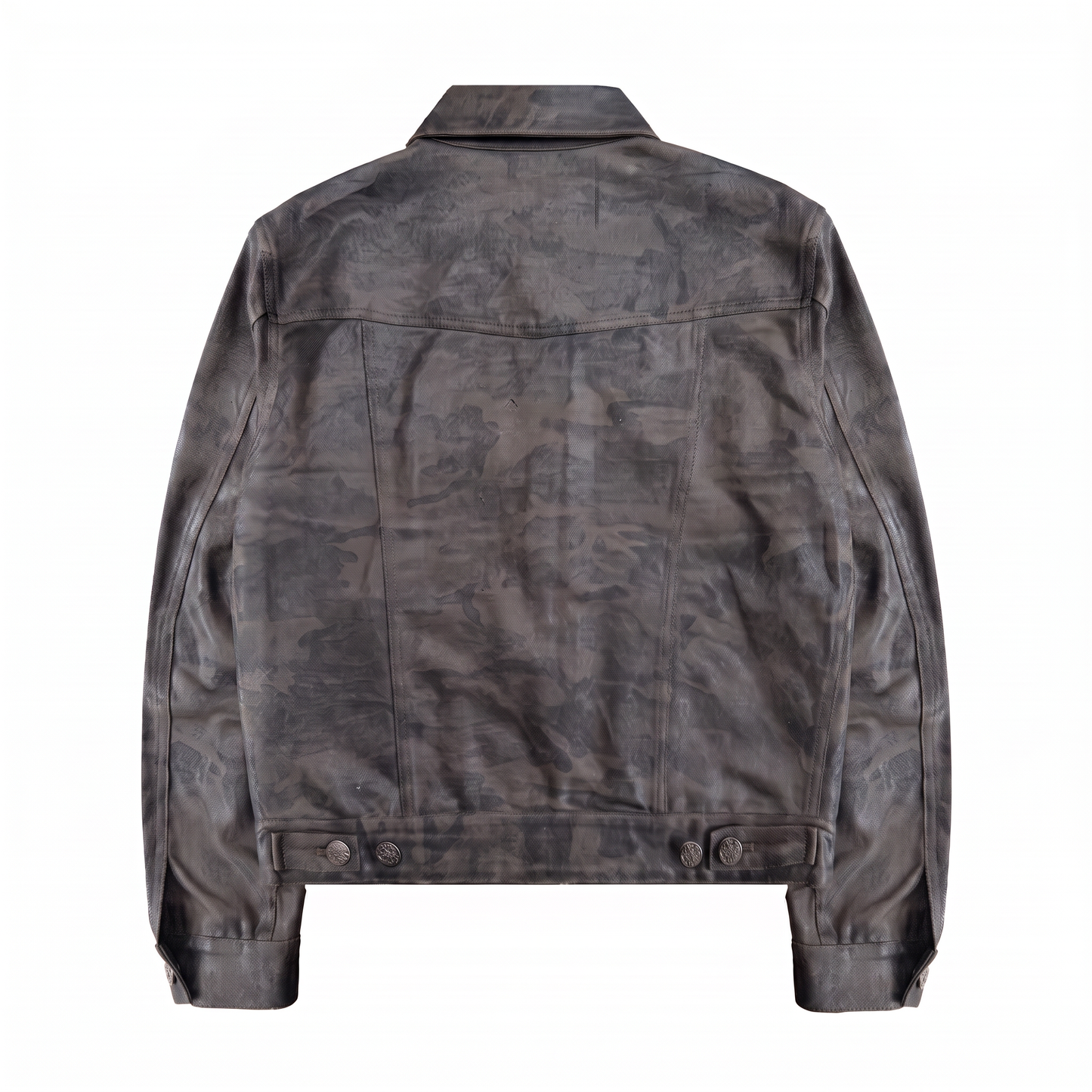 WAX CAMO TRUCKER JACKET