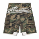 Camo Script Shorts
