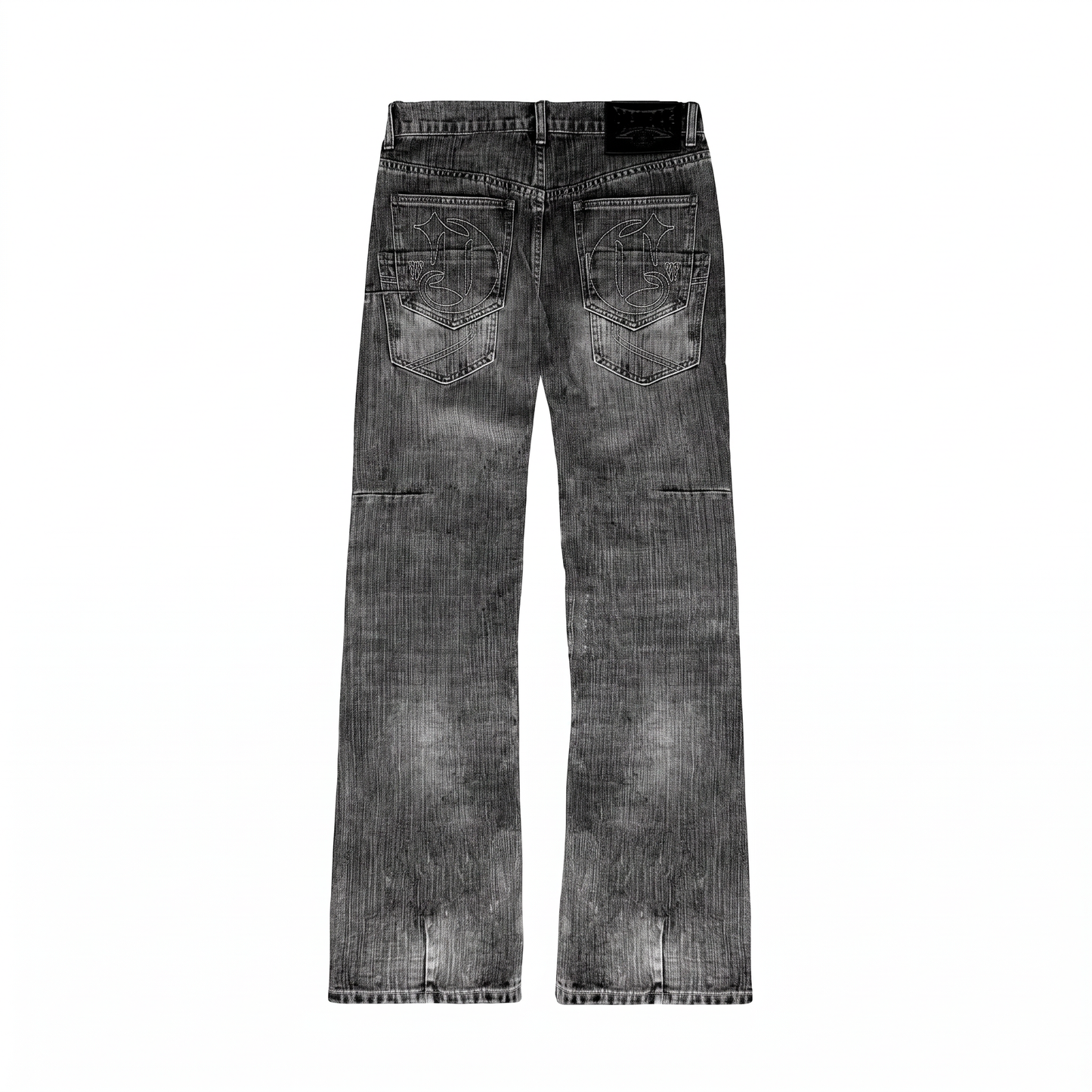 Tonal Grey Bootcut Denim