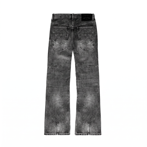 Tonal Grey Bootcut Denim