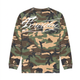 Camo Script Raglan Waffle