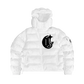 Shiny White Technical Jacket