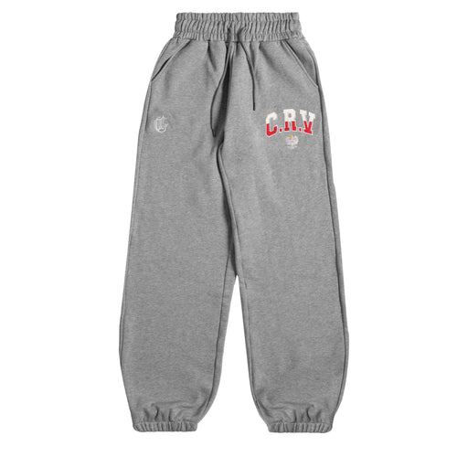 GREY POLAND FLAG CRV SWEATPANTS