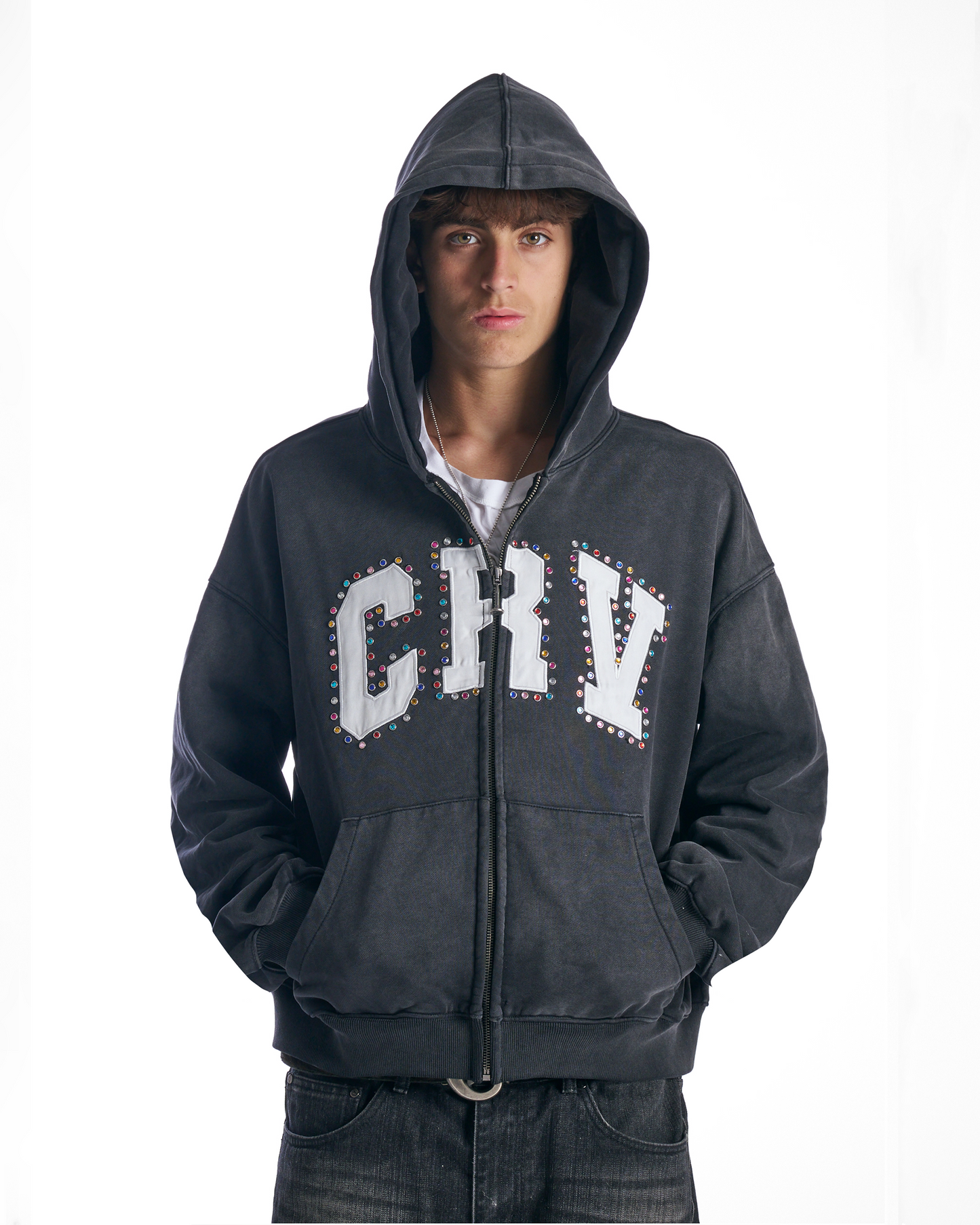 Rhinestone CRV Hoodie