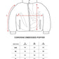 Shiny White Embossed Puffer