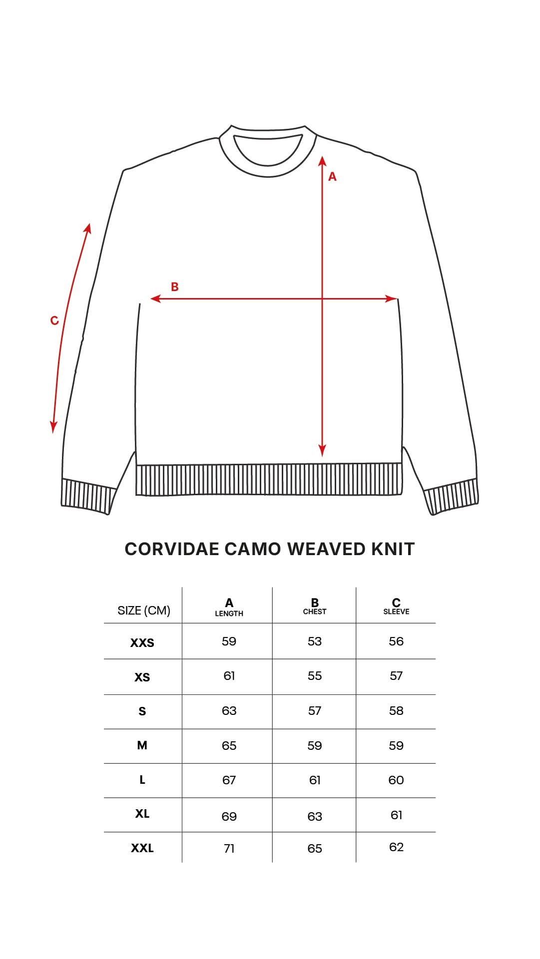 Snow Camo Weaved Knit