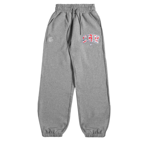 GREY UK FLAG CRV SWEATPANTS