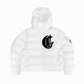 Shiny White Technical Jacket