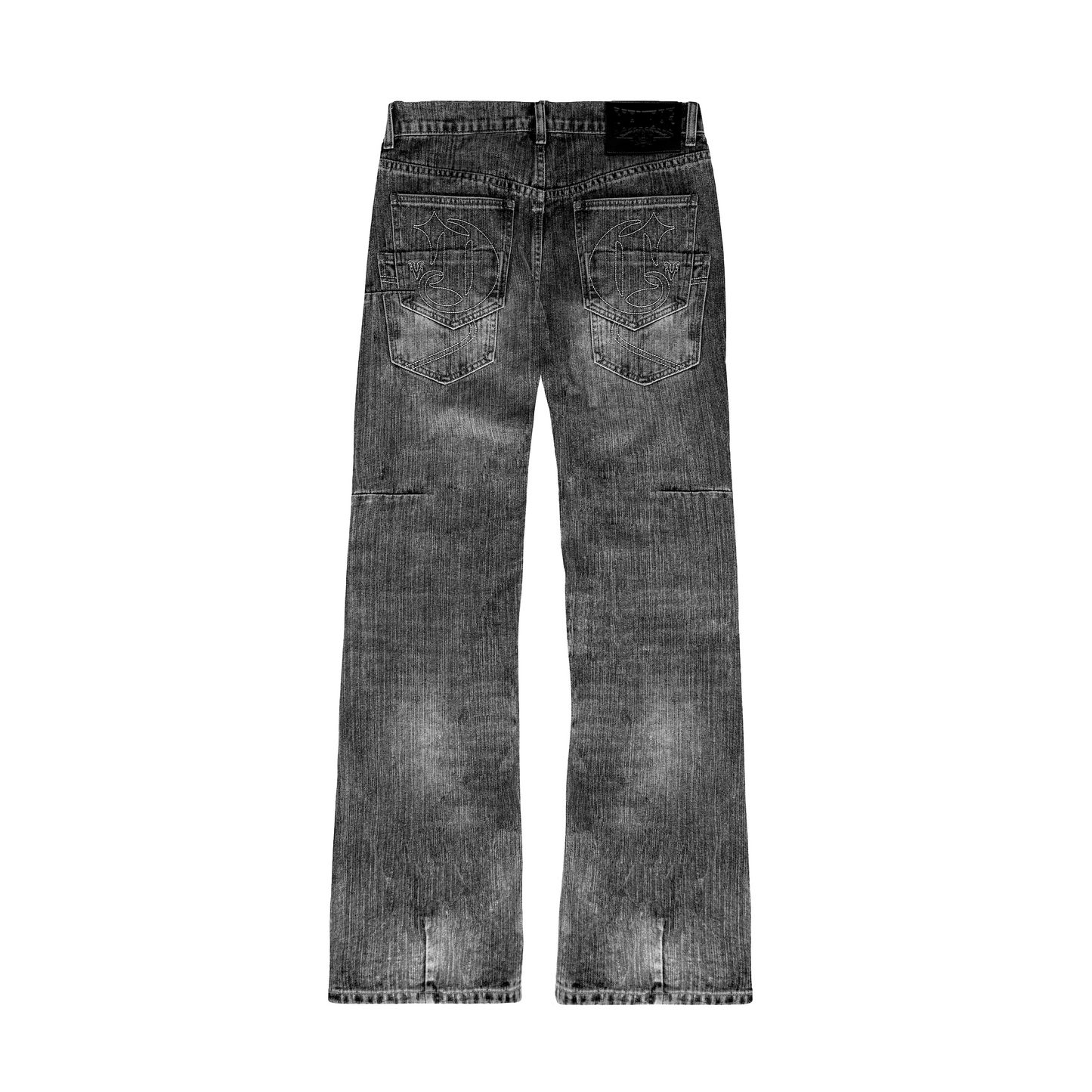 GREY TONAL GREY BOOTCUT DENIM