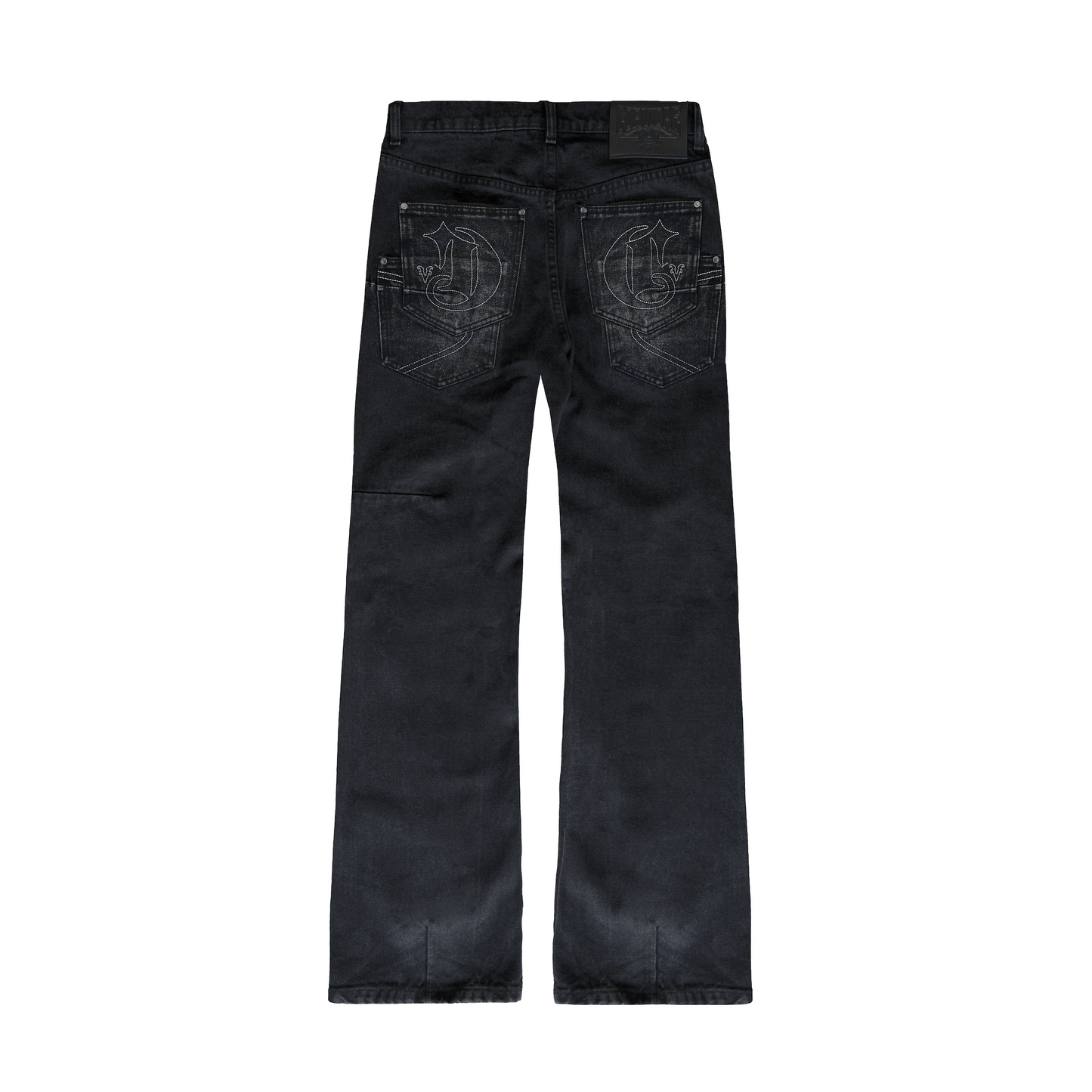 HEAVY BLACK BOOTCUT JEANS