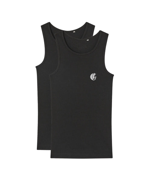 Black Tank Top 2 Pack Corvidae