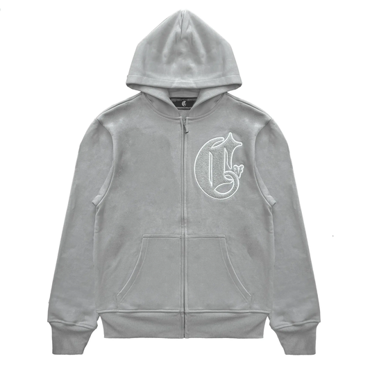 C-Logo Zip-Up Grey