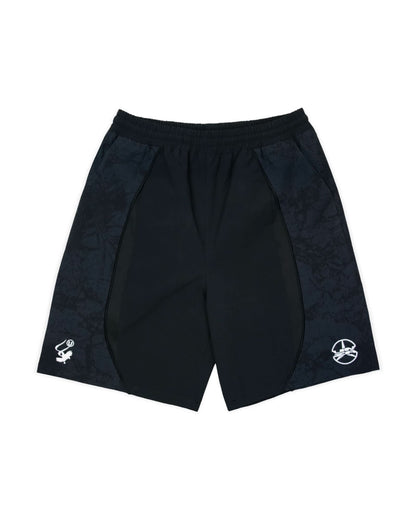UNIA x CORVIDAE Shell Shorts Black